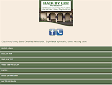 Tablet Screenshot of hairbylee.com